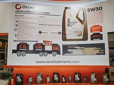 Oscar Lubricants Booth in Automechanika Dubai 2018